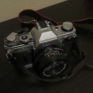 Canon AE-1 vintage film camera